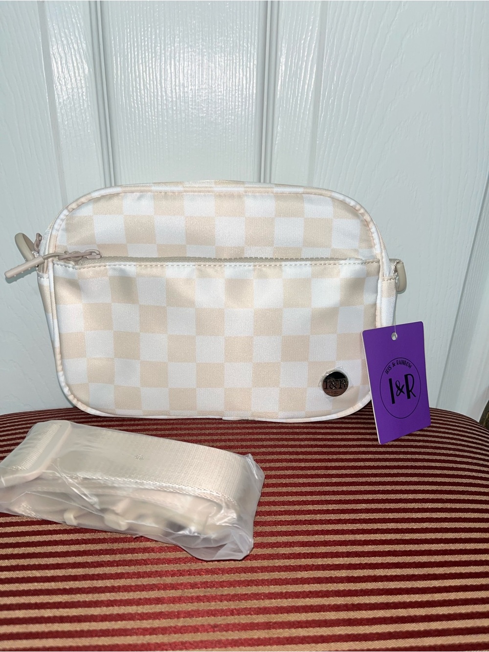 Iris & Rainbow Cream and White Black Friday Bag